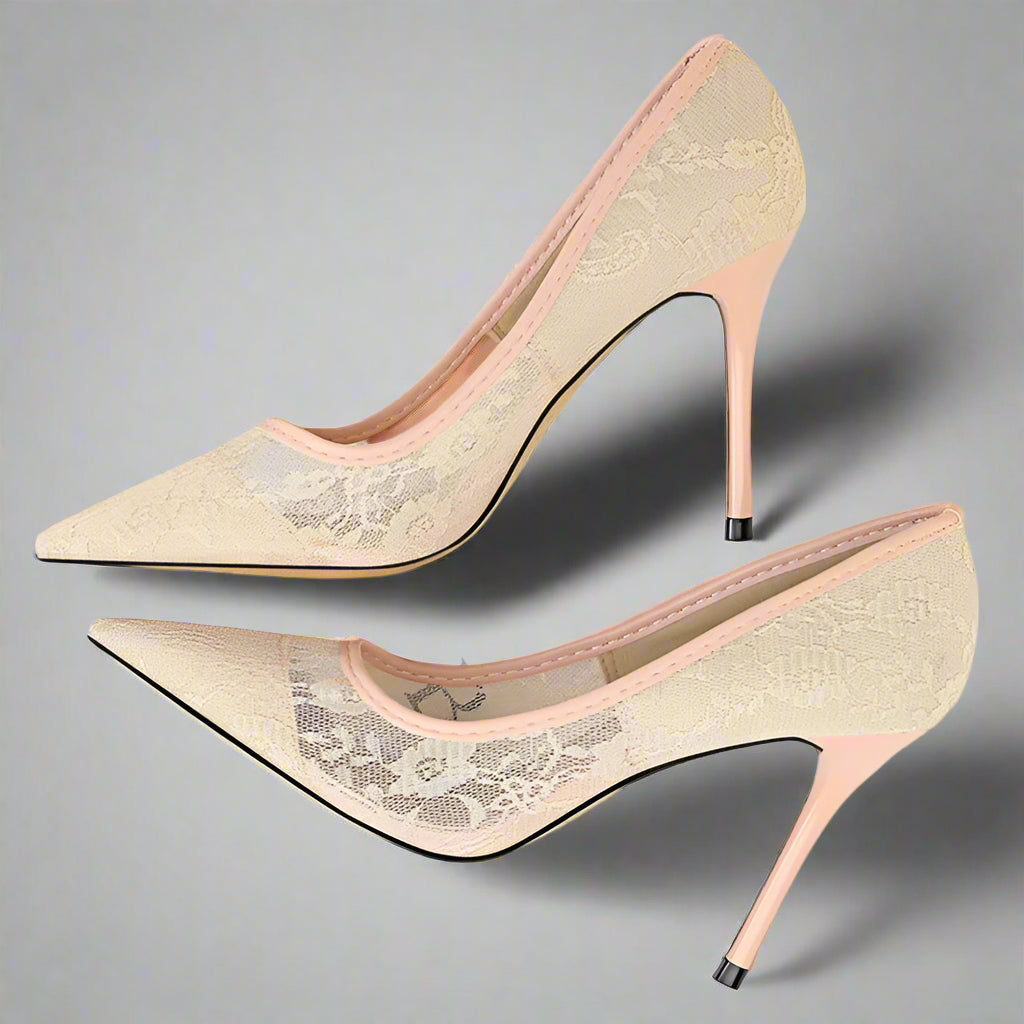 Leona Lace Heels