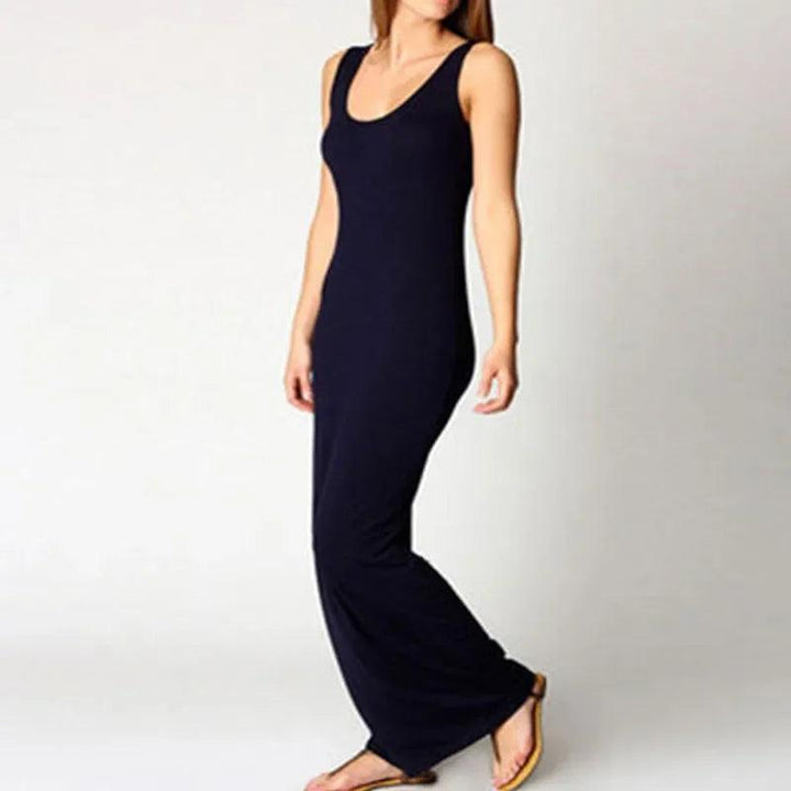 Viola Sleeveless Stretch Maxi Dress