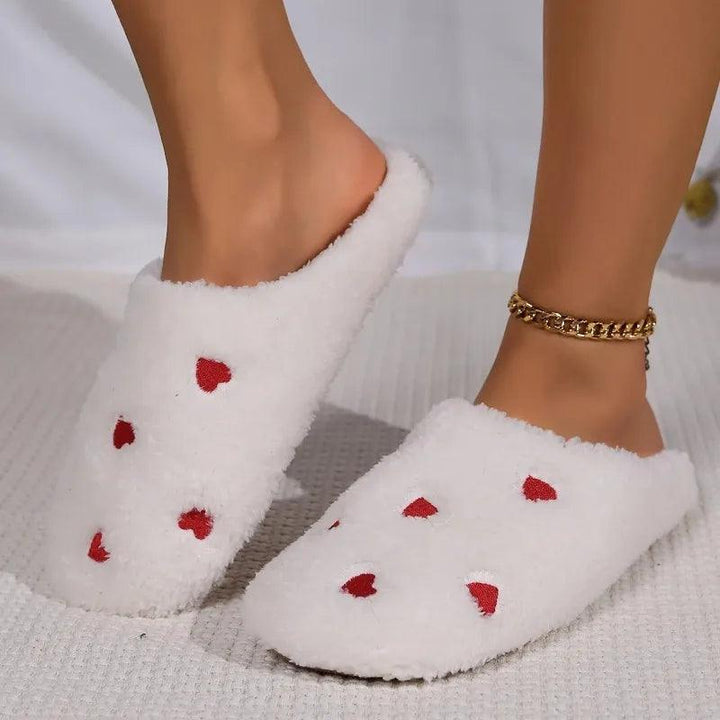 Mallory Heart Slippers