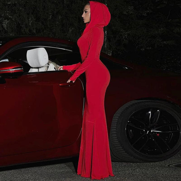 Robyn Hooded Maxi Dress