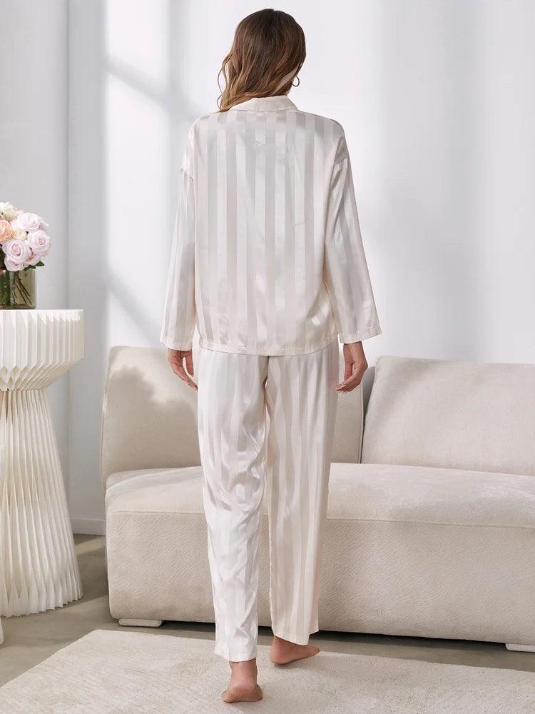 Emory Silky Striped Pyjamas