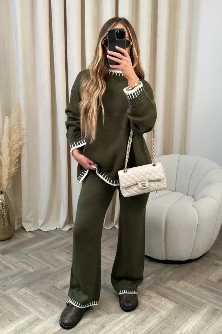Amber Knitted Two Piece Set