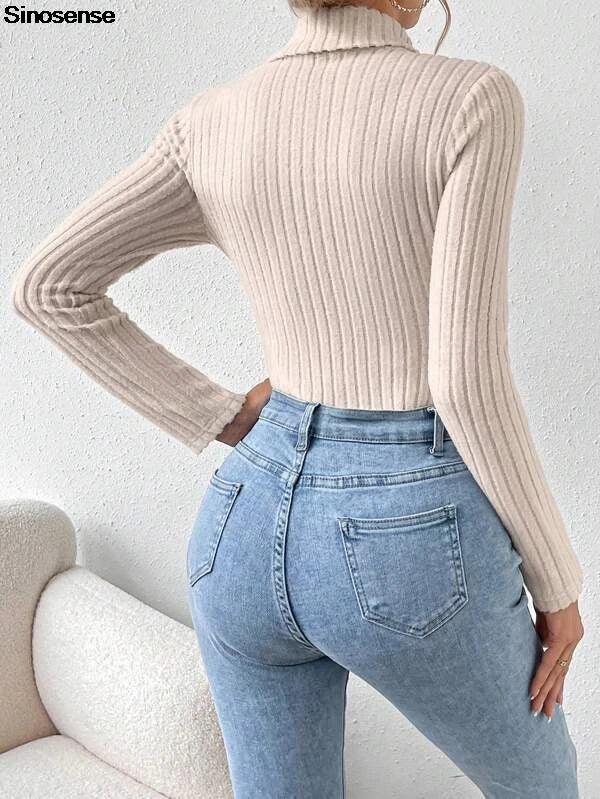 Paige Knitted Long-sleeved Bodysuit
