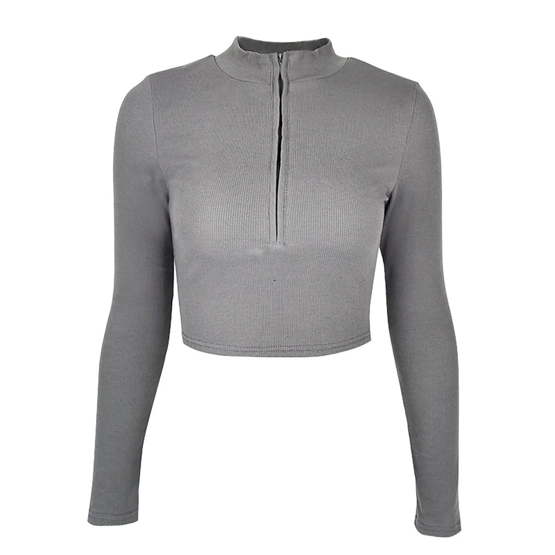 Beatrice Zip Crop Top