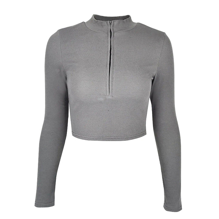 Beatrice Zip Crop Top