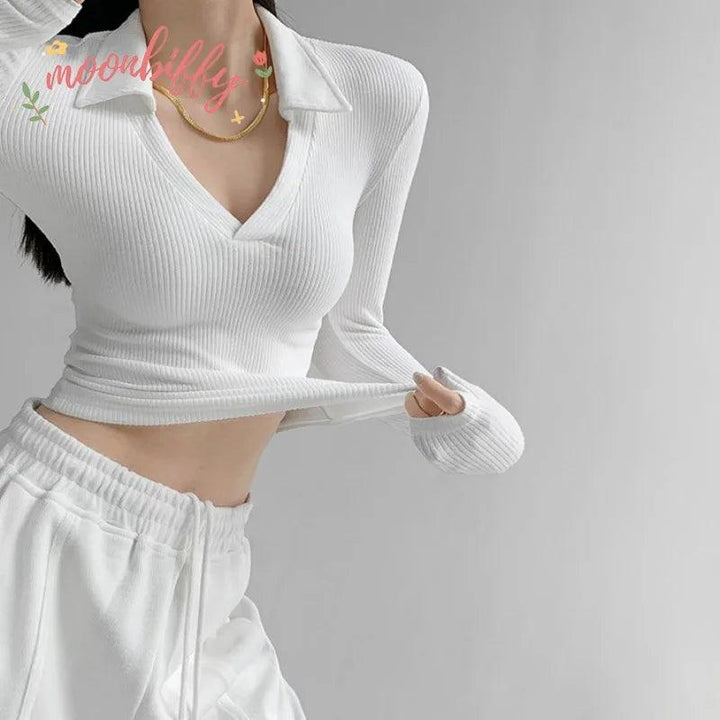 Isabel Long Sleeve Polo Shirt