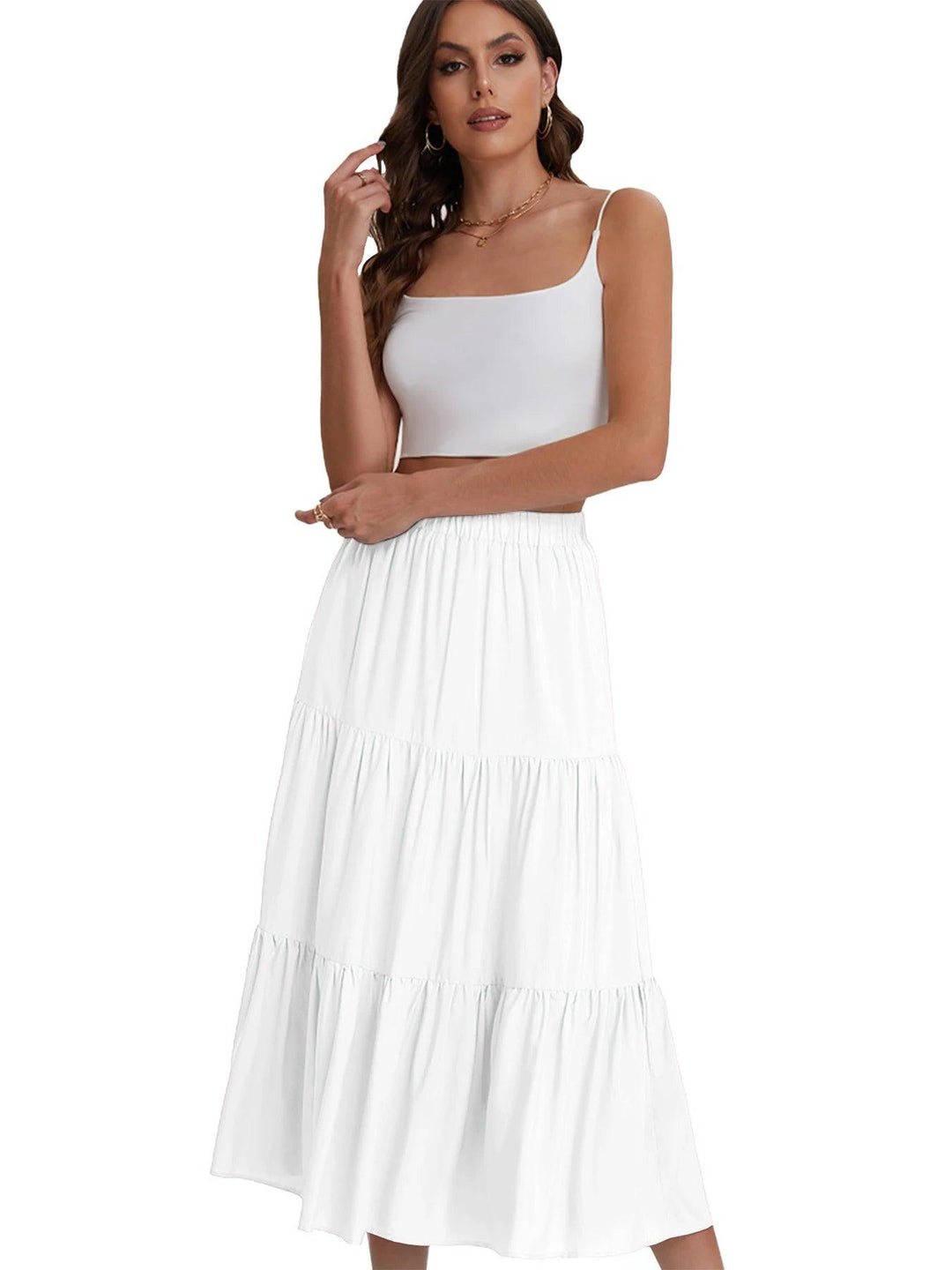 Amelia A-line Maxi Skirt
