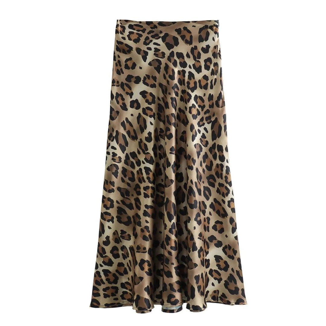 Kat Leopard Maxi Skirt
