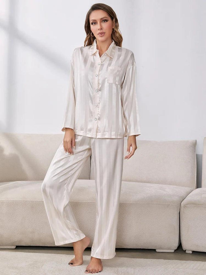 Emory Silky Striped Pyjamas