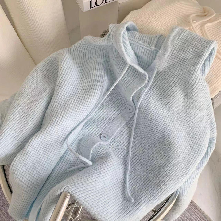 Mary Button Hoodie