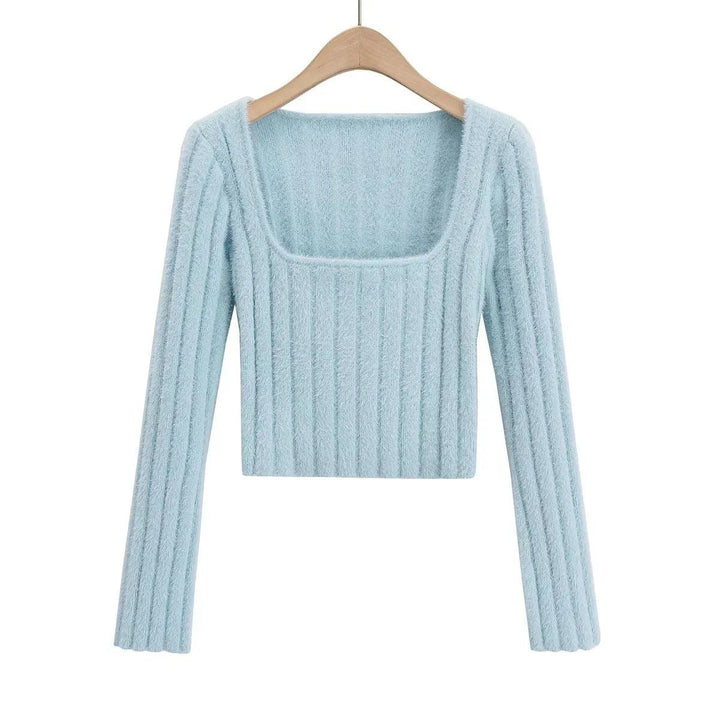 Estella Square Neck Knitted Top