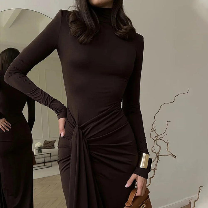 Iris Long-sleeved Maxi Dress