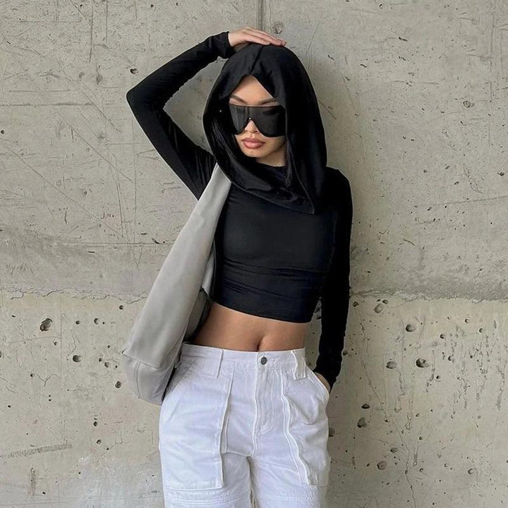 Eloise Hooded Crop Top