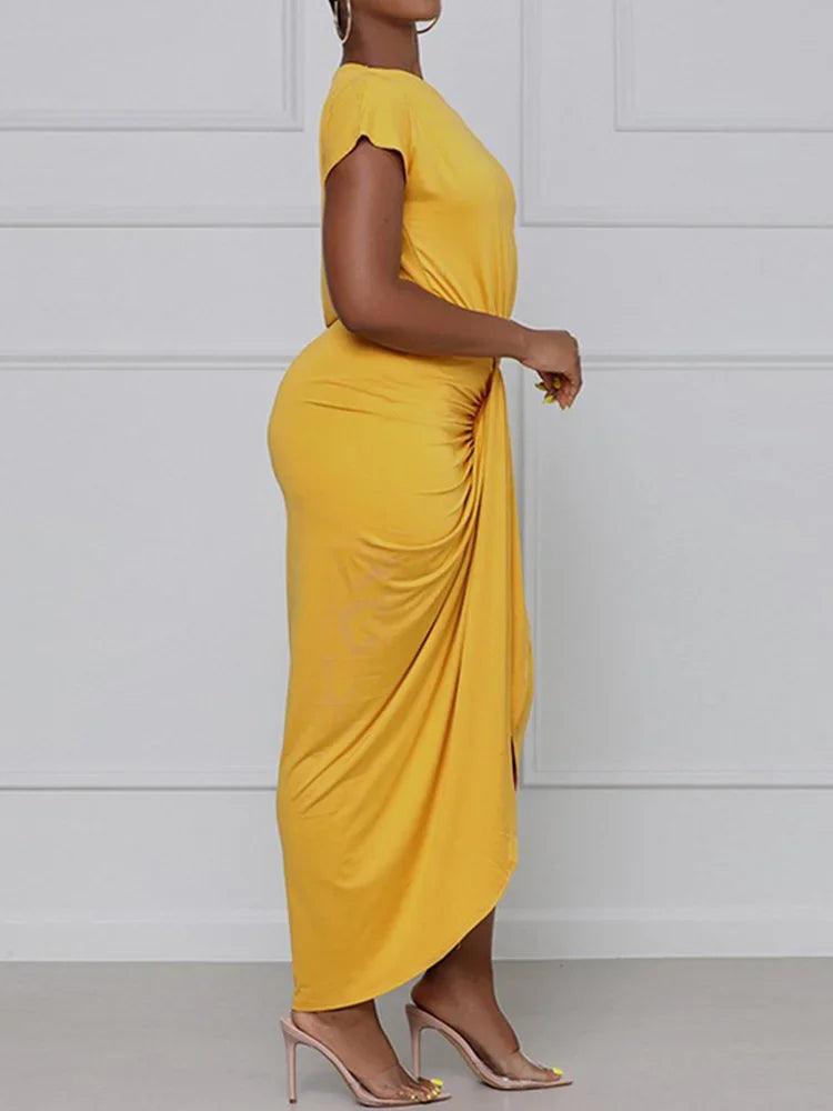 Julia Draped Midi Dress
