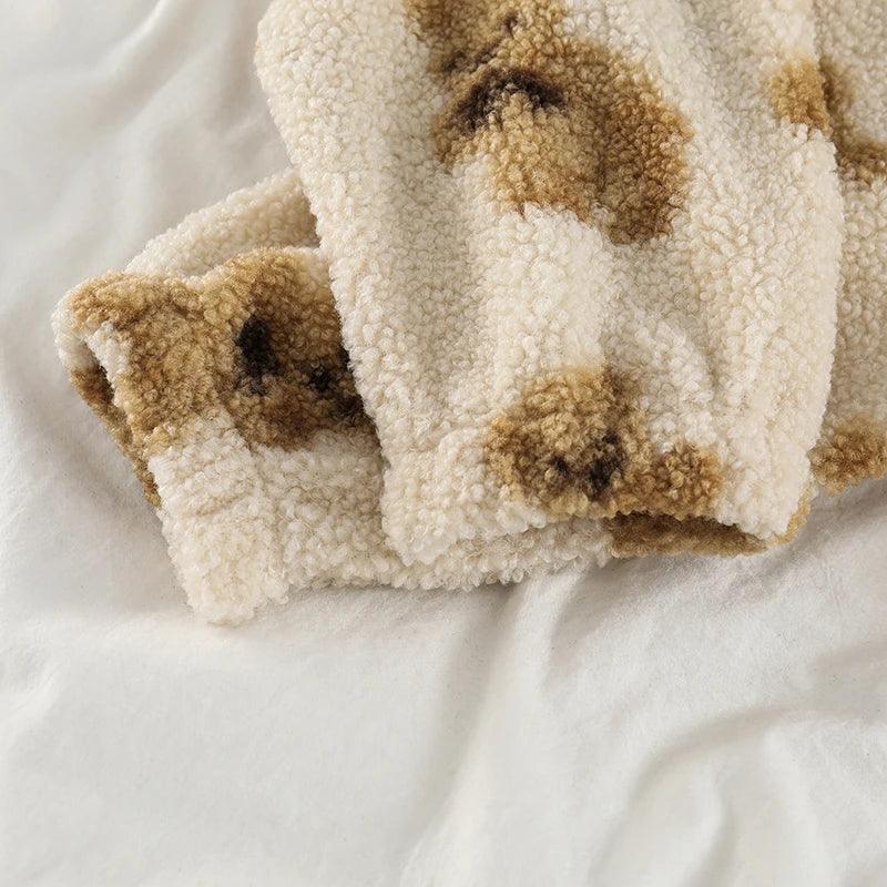 Jane Teddy Bear Zip Hoodie