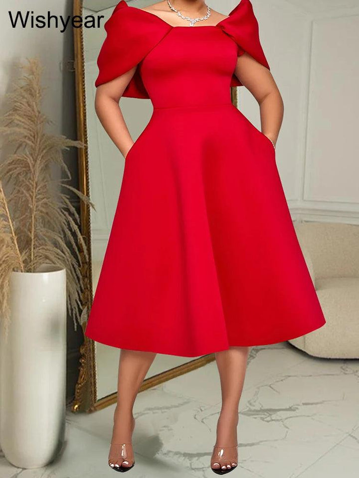 Judith Elegant Midi Dress