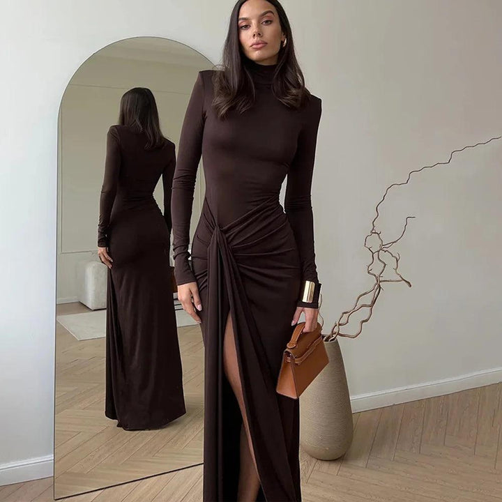 Iris Long-sleeved Maxi Dress