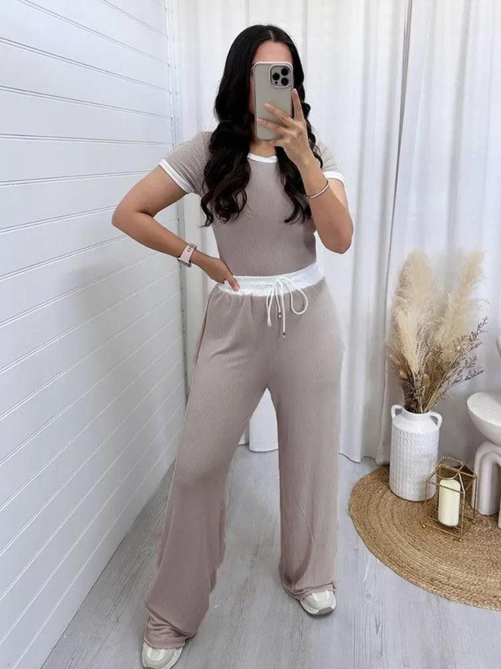 Maeve Crop Top Two Piece Set