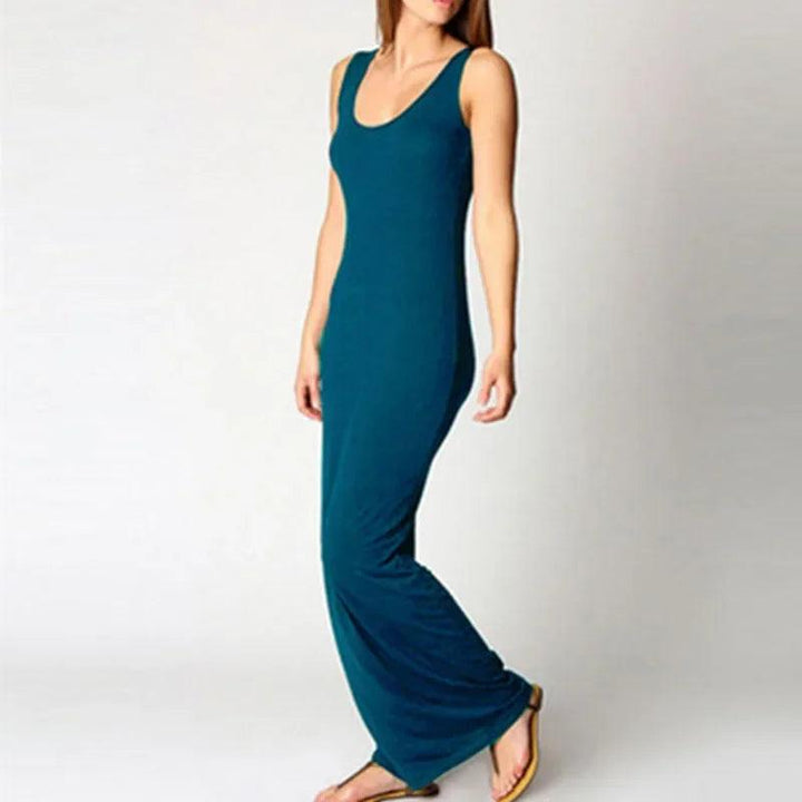 Viola Sleeveless Stretch Maxi Dress