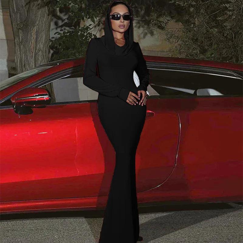 Robyn Hooded Maxi Dress