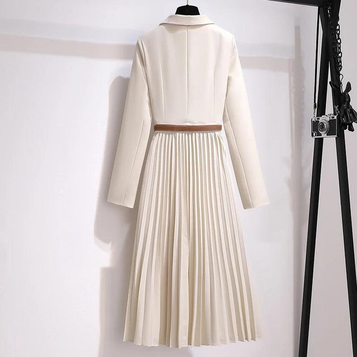 Olive Blazer Maxi Dress