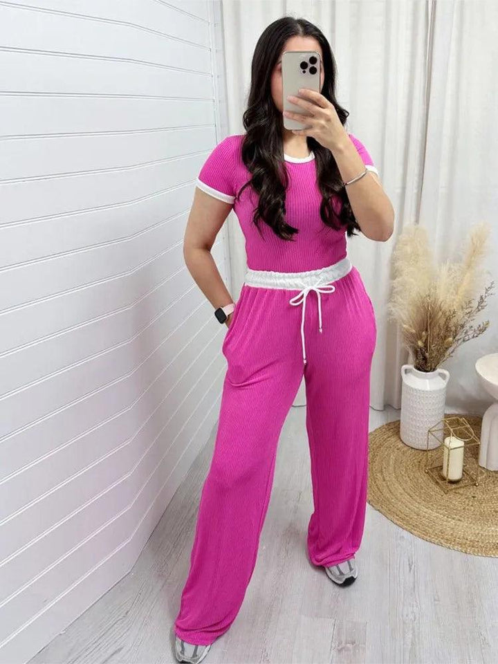 Maeve Crop Top Two Piece Set