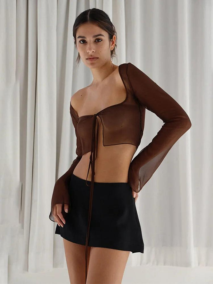 Amy Mesh Crop Top