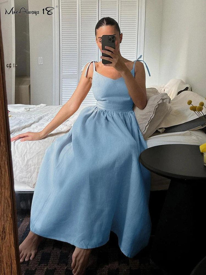 Lola A-line Summer Maxi Dress