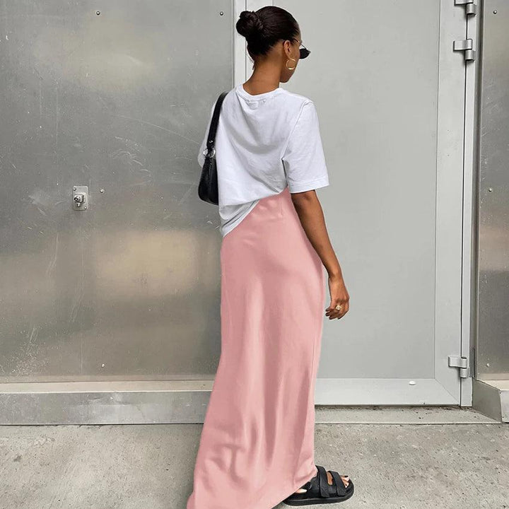 Antoinette Satin Maxi Skirt