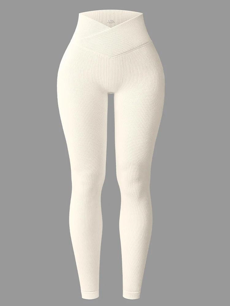 Poppy High Waist Ribbed Yoga Leggings