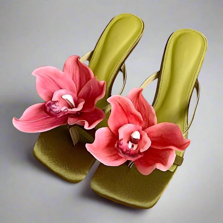Chanel Flower Mule