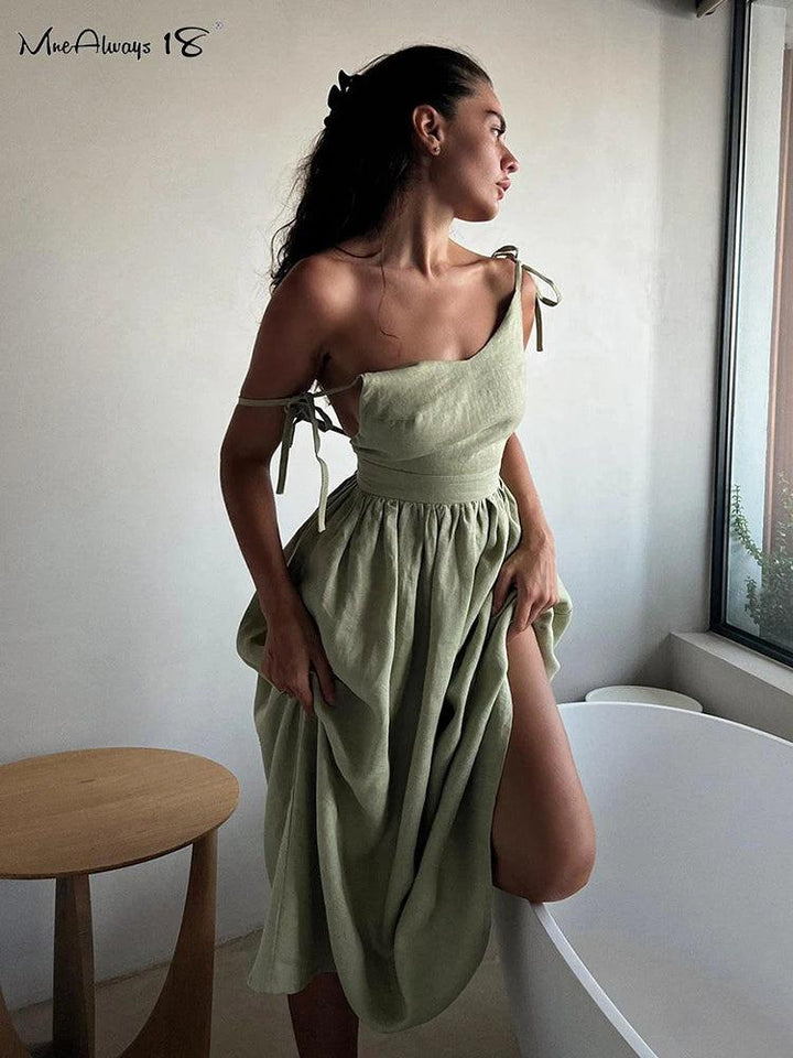 Lola A-line Summer Maxi Dress