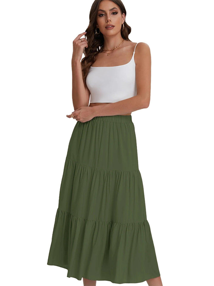 Amelia A-line Maxi Skirt