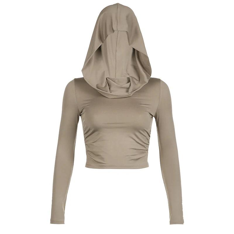 Eloise Hooded Crop Top