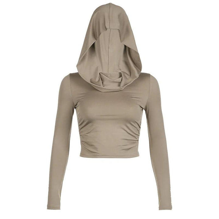 Eloise Hooded Crop Top