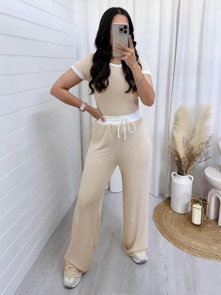 Maeve Crop Top Two Piece Set
