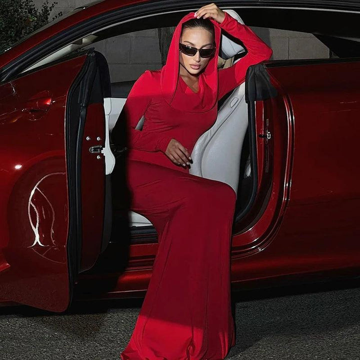 Robyn Hooded Maxi Dress