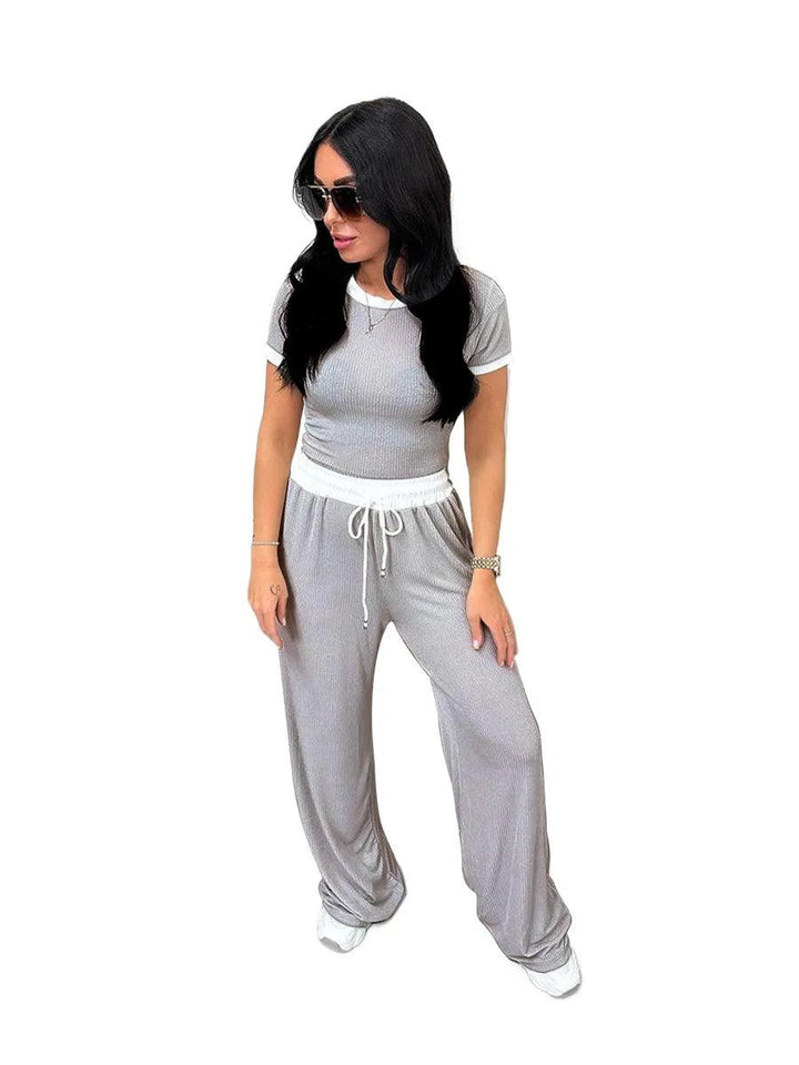 Maeve Crop Top Two Piece Set