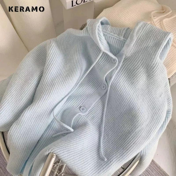 Mary Button Hoodie