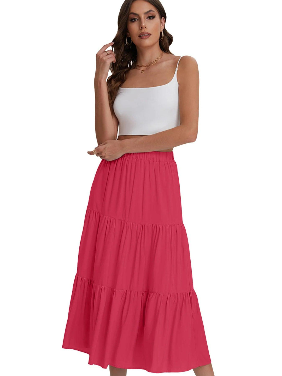 Amelia A-line Maxi Skirt