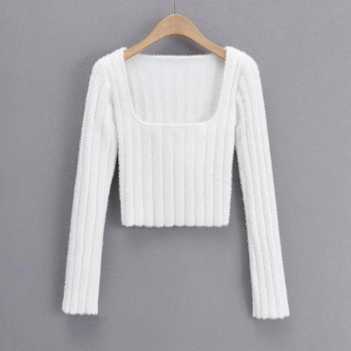Estella Square Neck Knitted Top