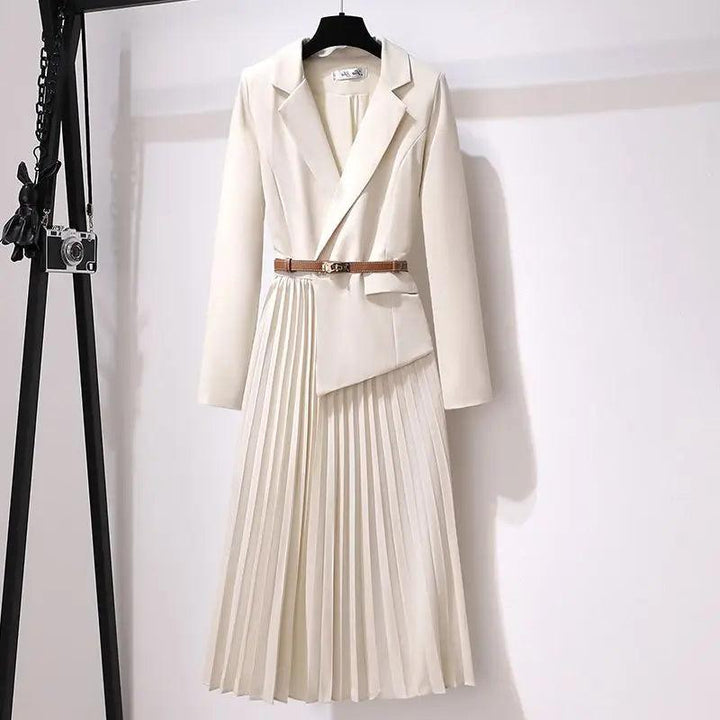 Olive Blazer Maxi Dress