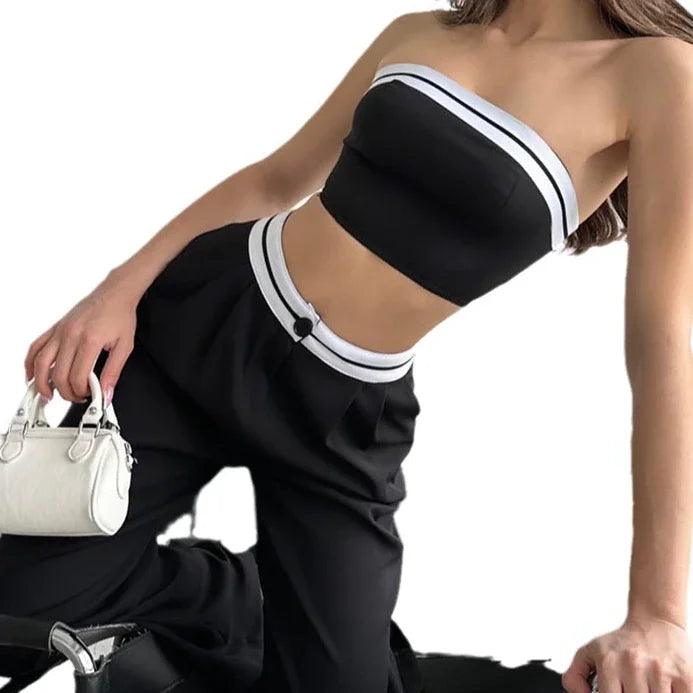 Eleanor Crop Top Two Piece Set