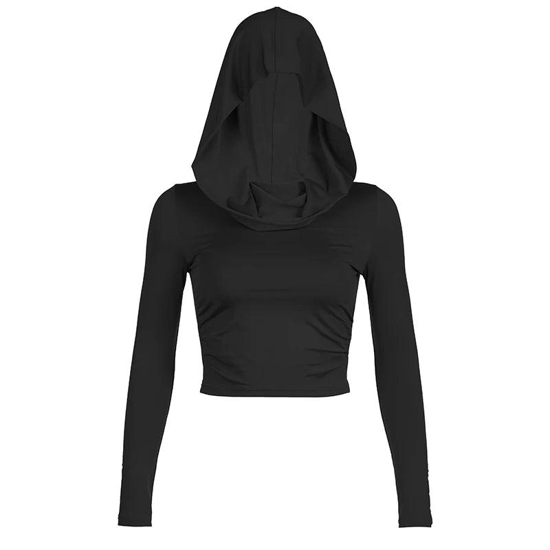 Eloise Hooded Crop Top