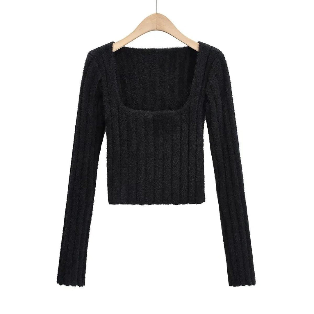 Estella Square Neck Knitted Top