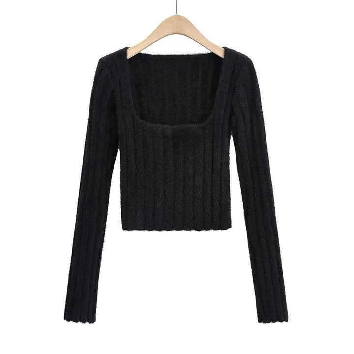 Estella Square Neck Knitted Top