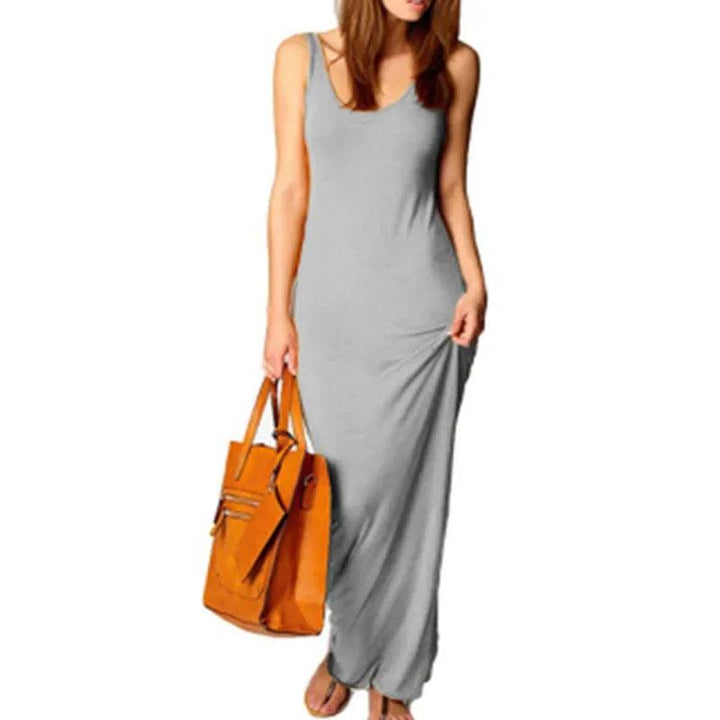 Viola Sleeveless Stretch Maxi Dress