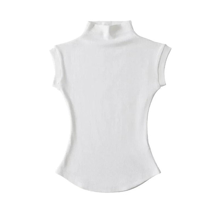Phoebe Turtleneck Sleeveless Tops