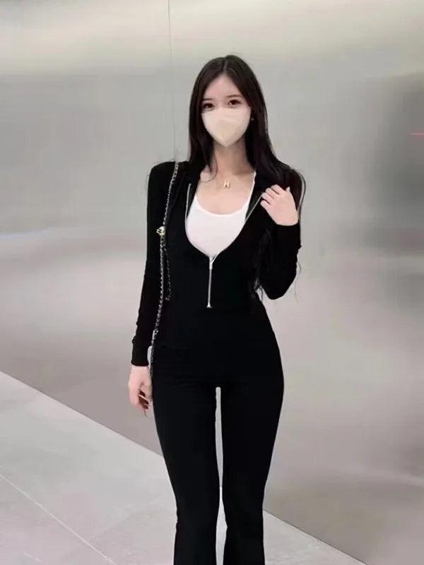 Gracie Crop Hoodie Two Piece Set