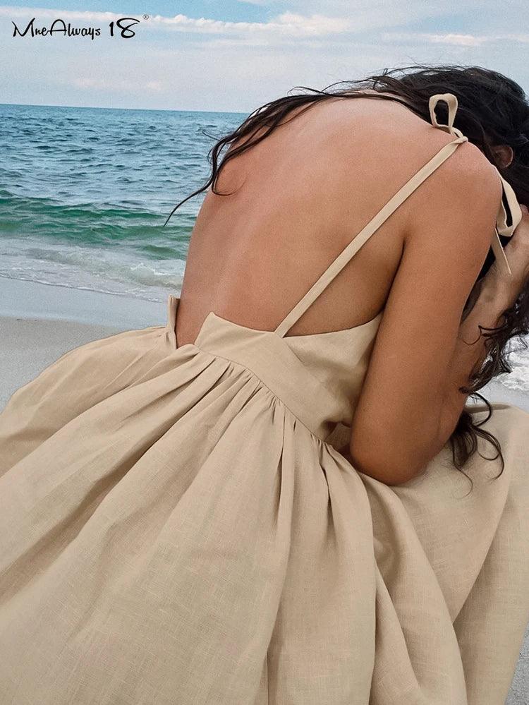 Lola A-line Summer Maxi Dress
